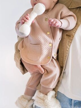 Pehr Cloud Jacket and Harem Pants Set - Blush NWT